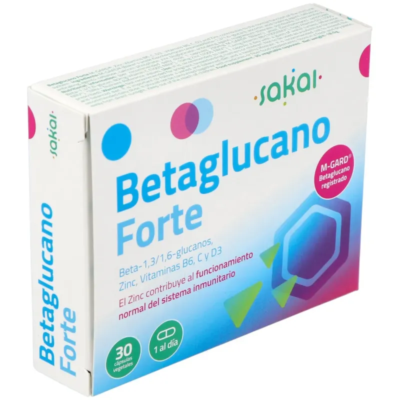 Sakai betaglucano forte 30caps | Farmacia Barata