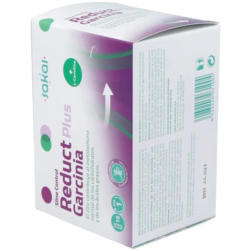 Sakai sline control reduct plus garcinia 14 ampollas | Farmacia Barata Sakai sline control reduct plus garcinia 14 ampollas | Farmacia Barata