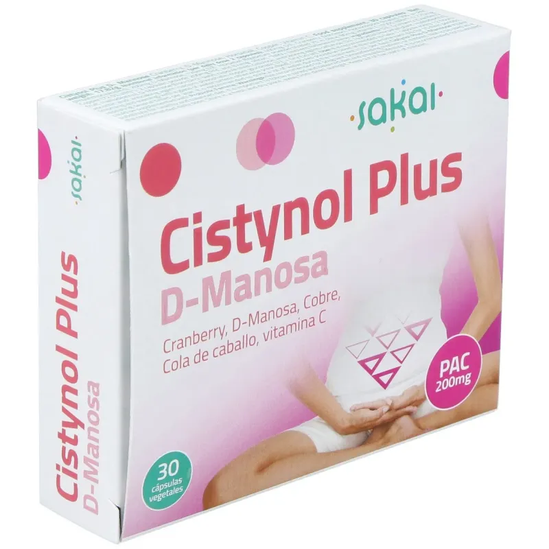 Sakai cistynol plus d-manosa 30caps | Farmacia Barata