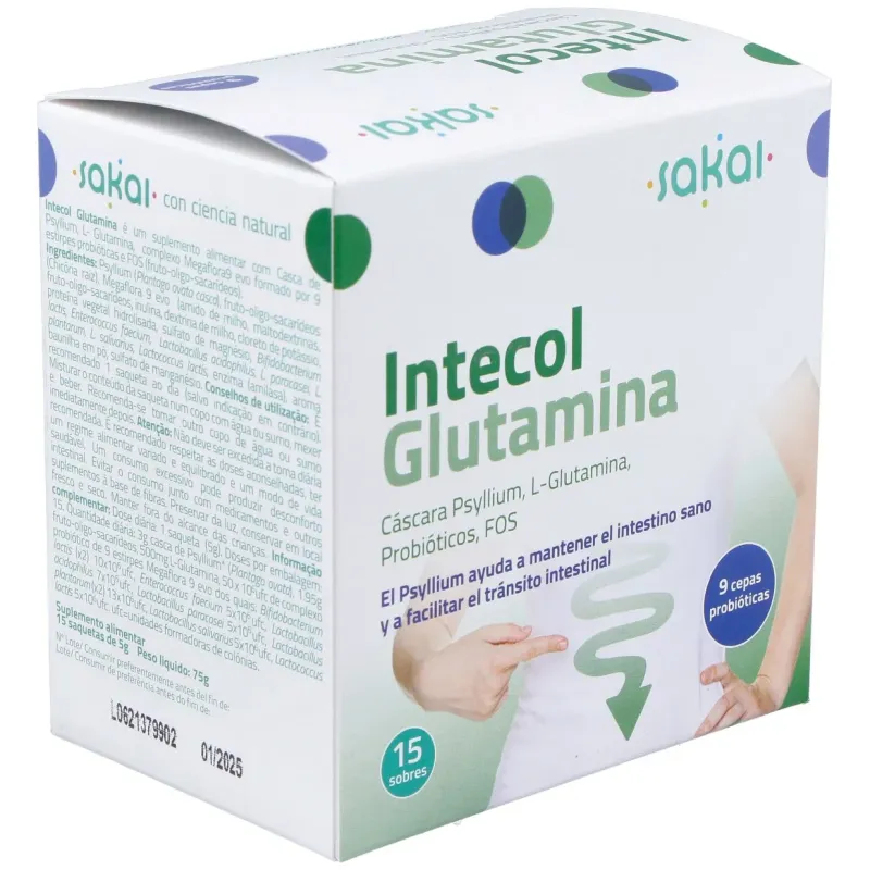 Sakai intecol glutamina 15 sobres | Farmacia Barata Sakai intecol glutamina 15 sobres | Farmacia Barata