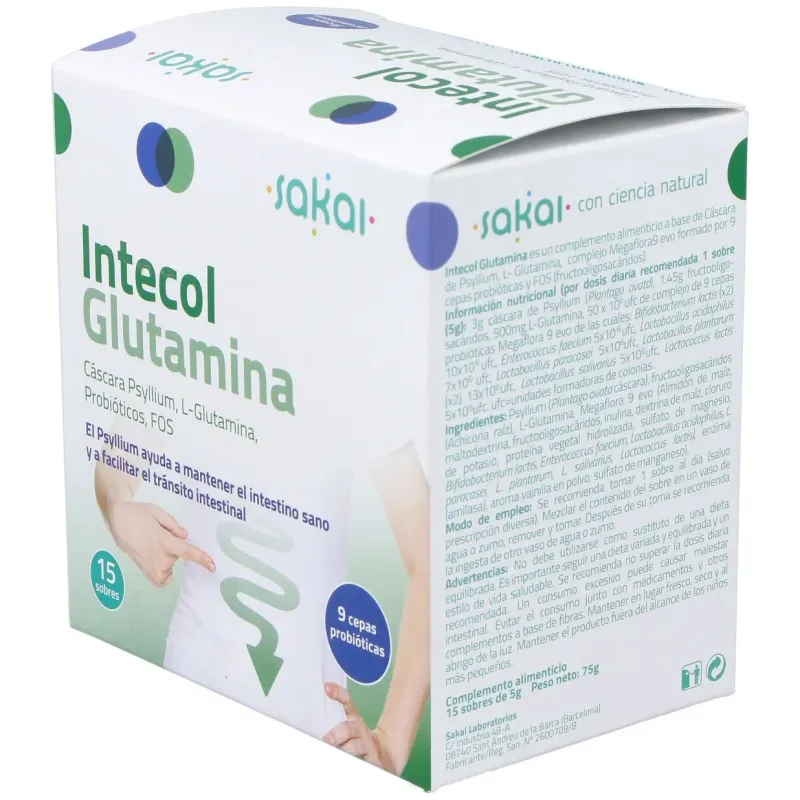 Sakai intecol glutamina 15 sobres | Farmacia Barata Sakai intecol glutamina 15 sobres | Farmacia Barata