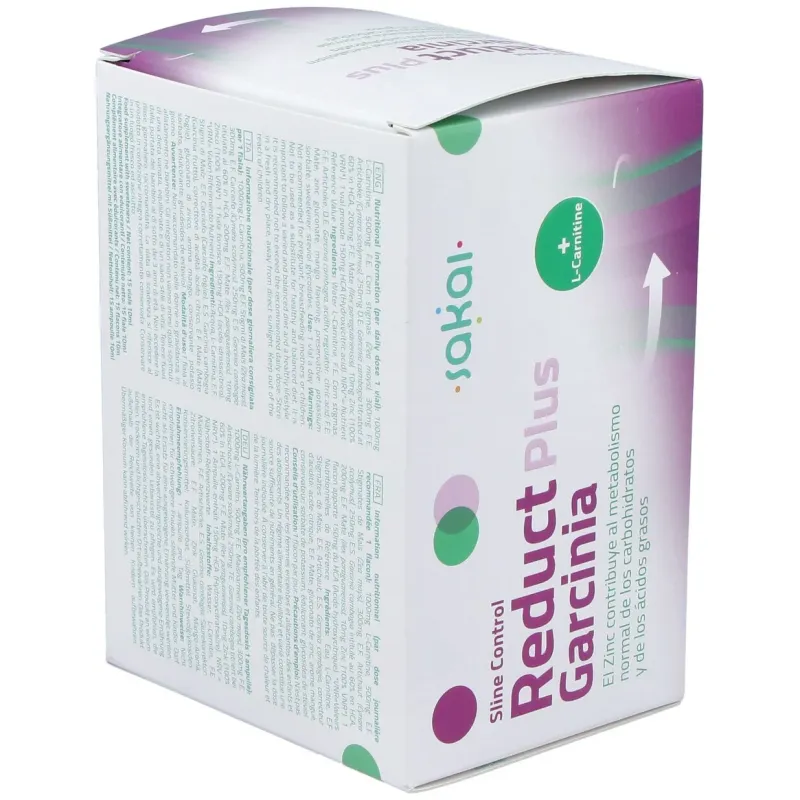 Sakai sline control reduct plus garcinia 14 ampollas | Farmacia Barata Sakai sline control reduct plus garcinia 14 ampollas | Farmacia Barata