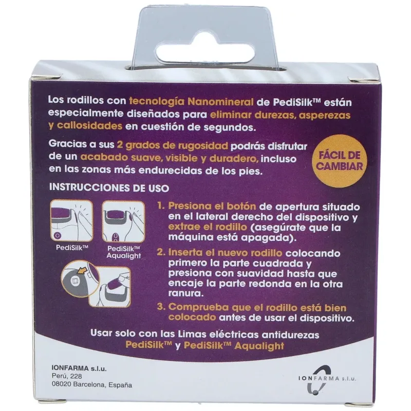 Pedisilk rodillos de recambio 2uds | Farmacia Barata Pedisilk rodillos de recambio 2uds | Farmacia Barata