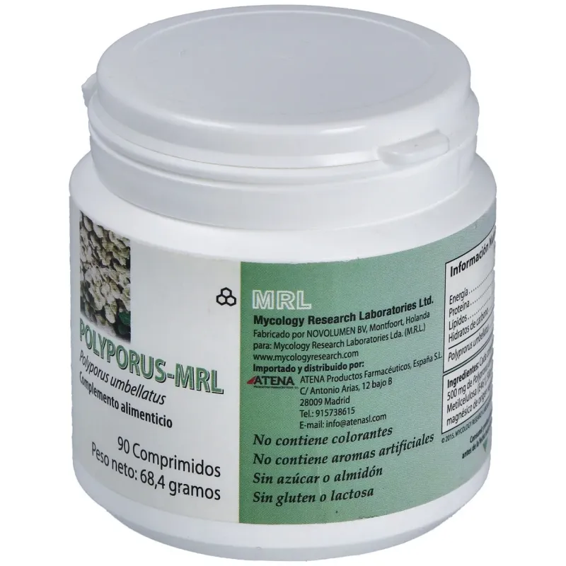 Polyporus-mrl 500mg. 90conp. | Farmacia Barata Polyporus-mrl 500mg. 90conp. | Farmacia Barata