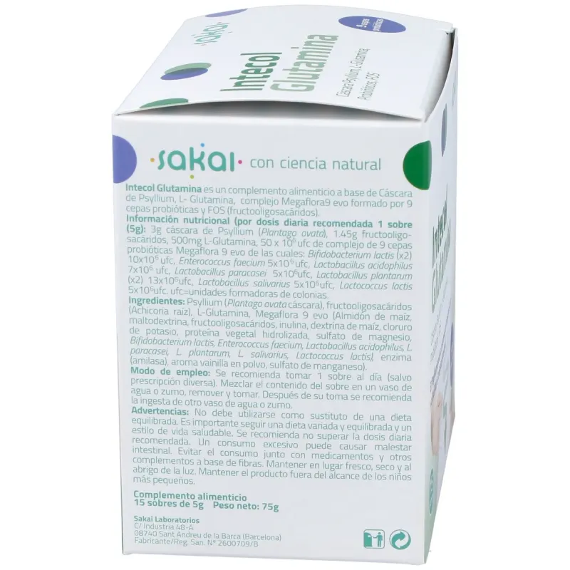 Sakai intecol glutamina 15 sobres | Farmacia Barata Sakai intecol glutamina 15 sobres | Farmacia Barata