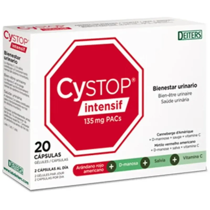 Cystop intensif arandano rojo 20cap. | Farmacia Barata