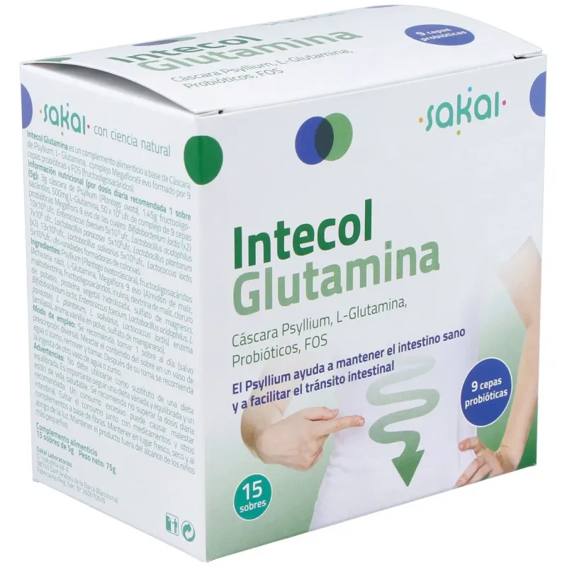 Sakai intecol glutamina 15 sobres | Farmacia Barata Sakai intecol glutamina 15 sobres | Farmacia Barata
