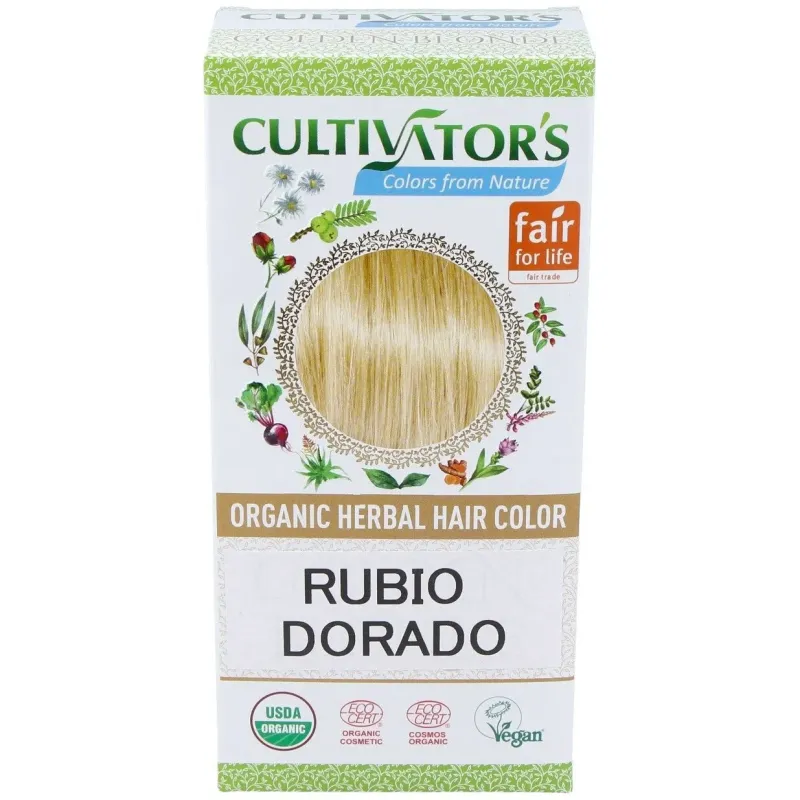 Cultivator's rubio dorado tinte orgánico 100g | Farmacia Barata
