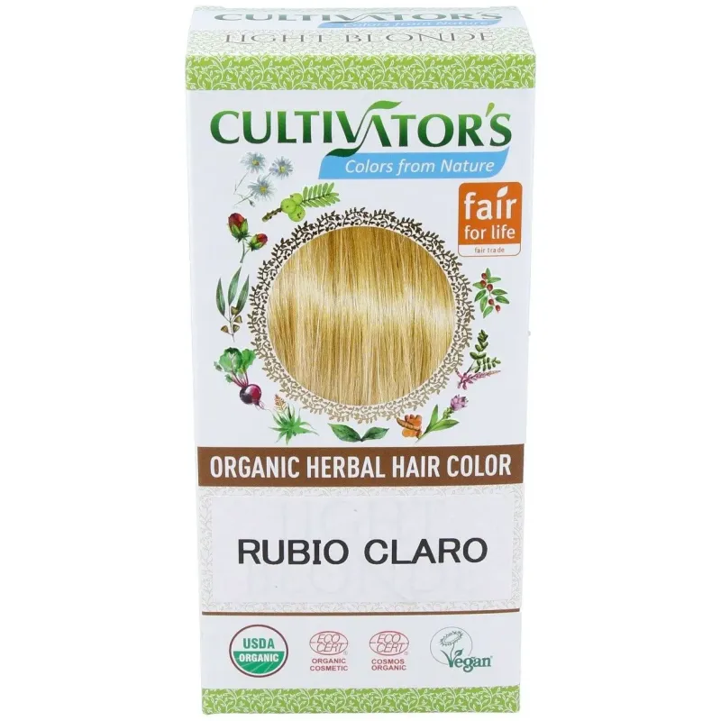 Rubio claro tinte organico 100gr. ecocert | Farmacia Barata