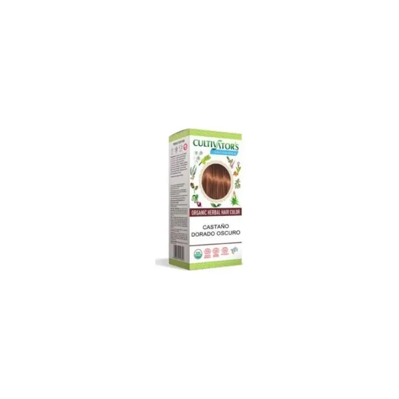 Castaño dorado oscuro tinte organico 100gr ecocert | Farmacia Barata