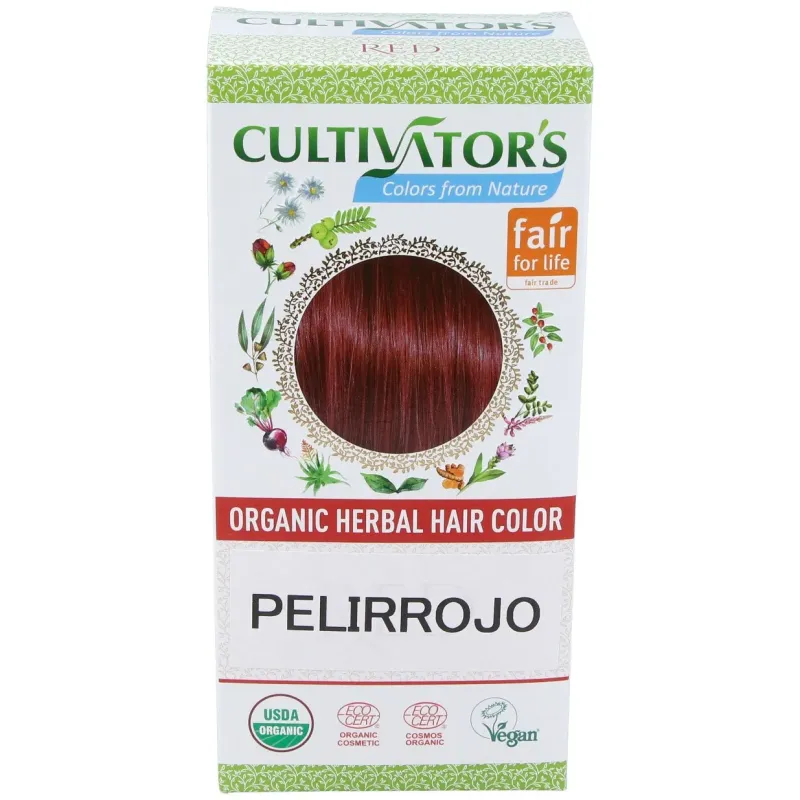 Cultivator's pelirrojo tinte orgánico 100g | Farmacia Barata
