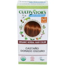 Castaño dorado oscuro tinte organico 100gr ecocert | Farmacia Barata