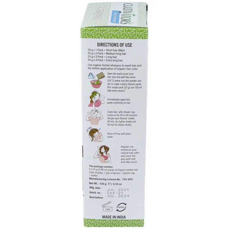 Cultivator's tinte orgánico herbal caramelo 100g | Farmacia Barata Cultivator's tinte orgánico herbal caramelo 100g | Farmacia Barata