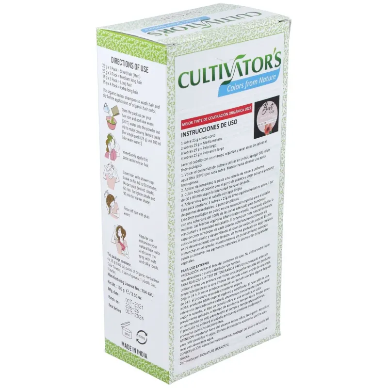 Castaño dorado tinte organico 100gr. ecocert | Farmacia Barata Castaño dorado tinte organico 100gr. ecocert | Farmacia Barata