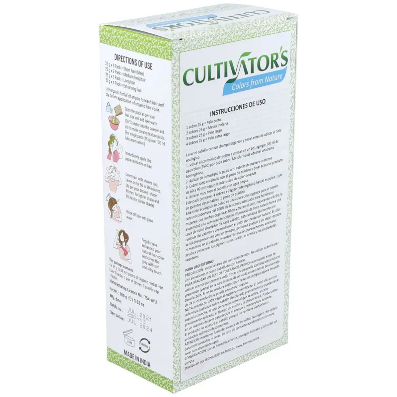 Rubio claro tinte organico 100gr. ecocert | Farmacia Barata