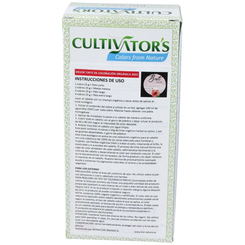 Castaño dorado tinte organico 100gr. ecocert | Farmacia Barata Castaño dorado tinte organico 100gr. ecocert | Farmacia Barata