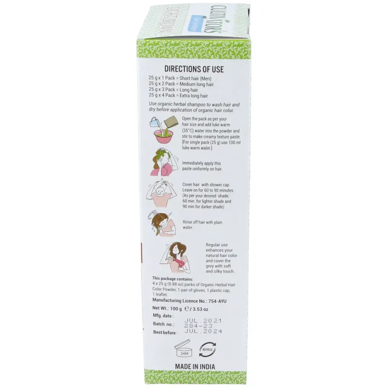 Castaño dorado claro tinte organico 100gr. ecocert | Farmacia Barata