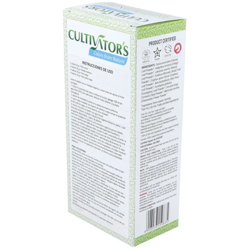 Rubio claro tinte organico 100gr. ecocert | Farmacia Barata