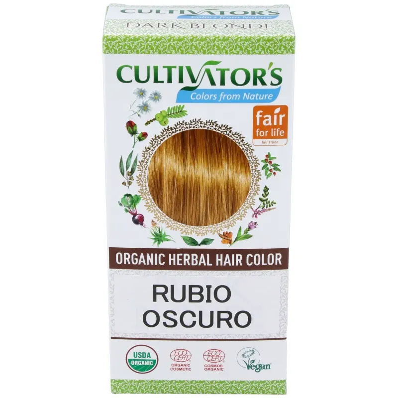 Rubio oscuro tinte organico 100gr. ecocert | Farmacia Barata