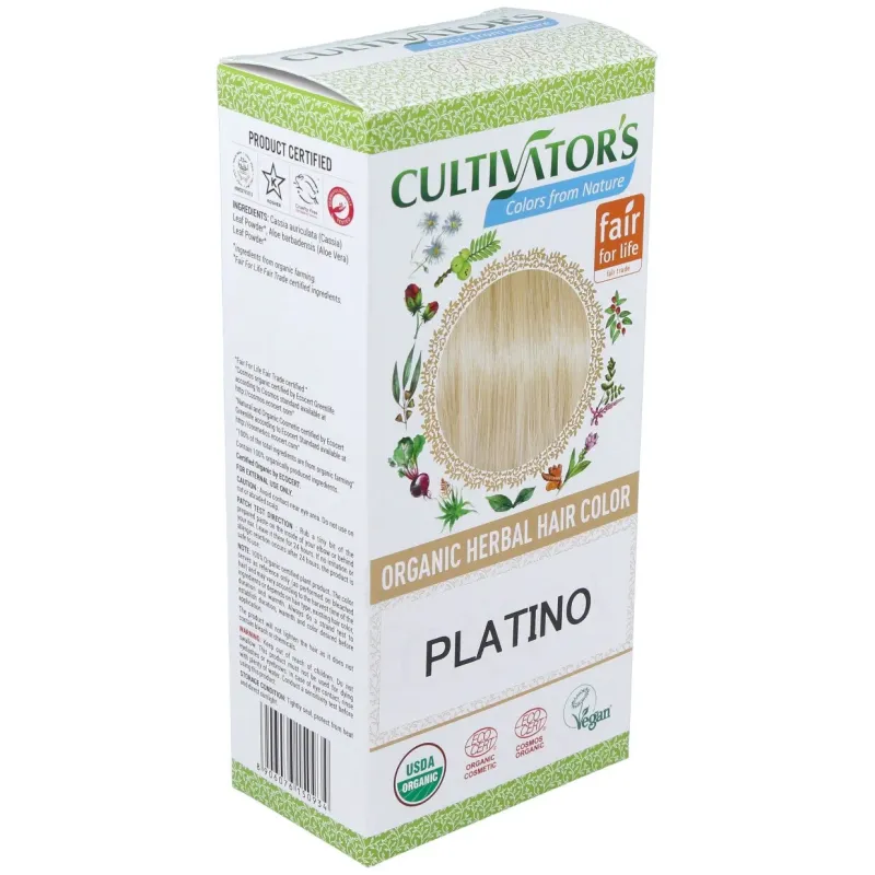 Platino tinte organico 100gr. ecocert | Farmacia Barata