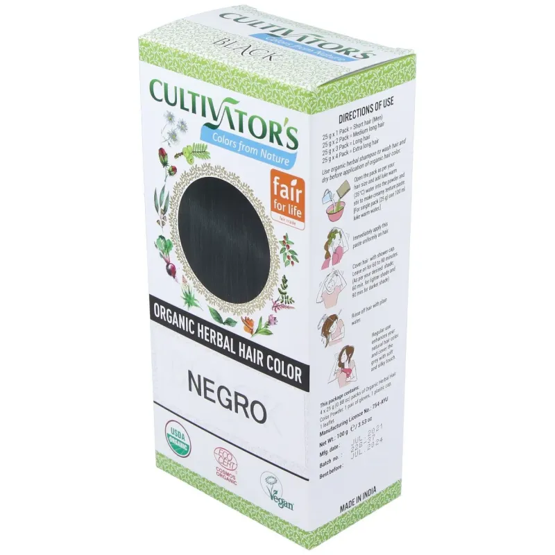 Cultivator's negro tinte orgánico 100g | Farmacia Barata Cultivator's negro tinte orgánico 100g | Farmacia Barata