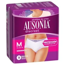 Ausonia discreet pants plus talla m 9ud. | Farmacia Barata