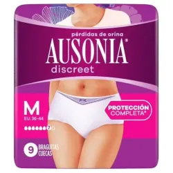 Ausonia discreet pants plus talla m 9ud. | Farmacia Barata