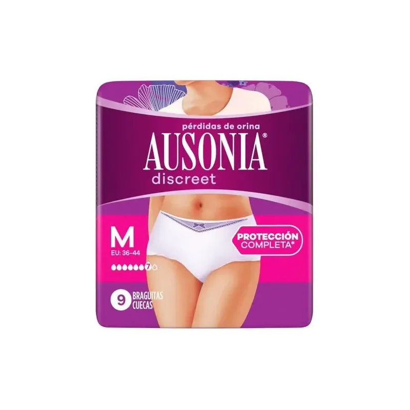 Ausonia discreet pants plus talla m 9ud. | Farmacia Barata