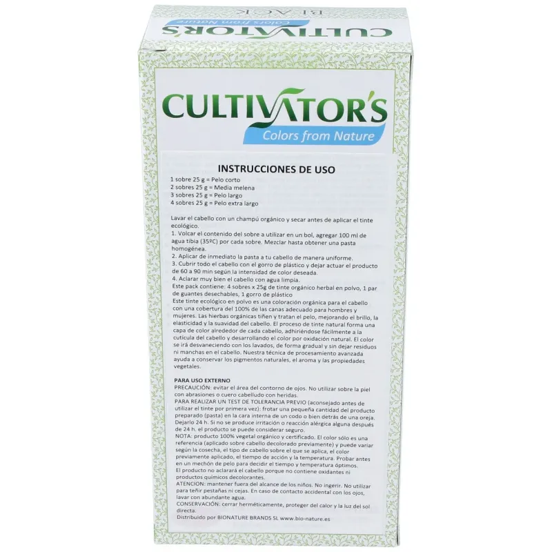 Cultivator's negro tinte orgánico 100g | Farmacia Barata Cultivator's negro tinte orgánico 100g | Farmacia Barata