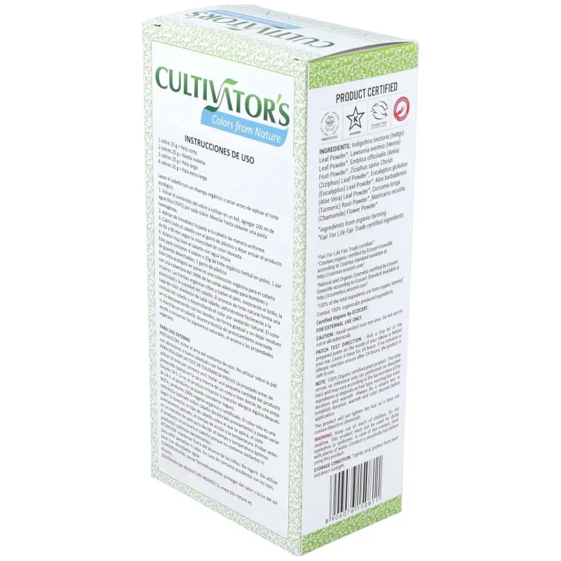 Cultivator's castaño oscuro tinte orgánico 100g | Farmacia Barata