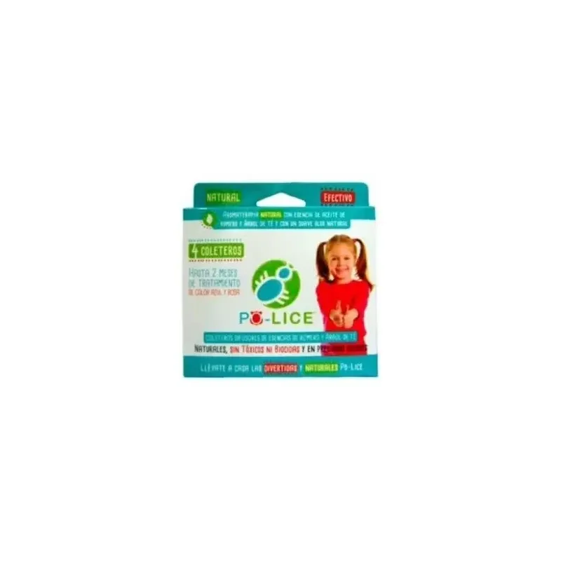 No lice coletero anti-piojos rosa/azul 4ud. | Farmacia Barata