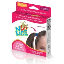 No Lice Coletero Anti-Piojos Negro/Marron, 4 uds