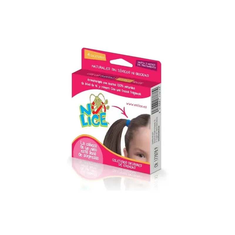 No lice coletero anti-piojos negro/marron 4ud. | Farmacia Barata