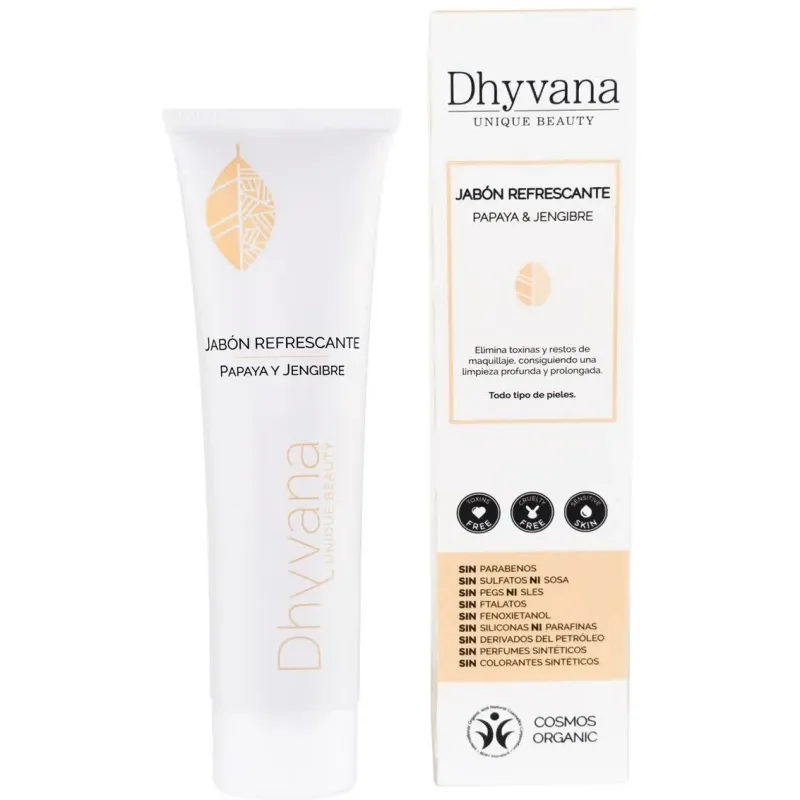 Jabón refrescante dhyvana unique beauty® papaya y jengibre 100ml | Farmacia Barata