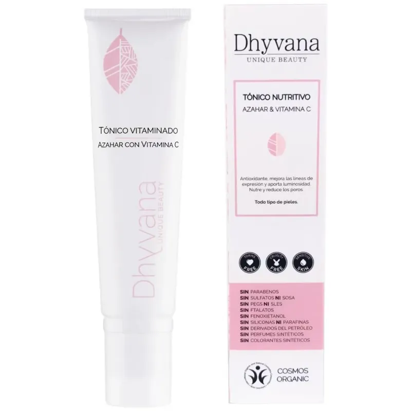 Tónico nutritivo dhyvana unique beauty® azahar con vitamina c 100ml | Farmacia Barata