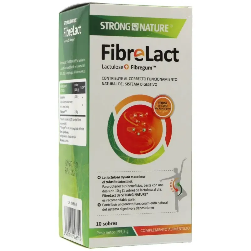 Strong nature fibre lact 10uds | Farmacia Barata