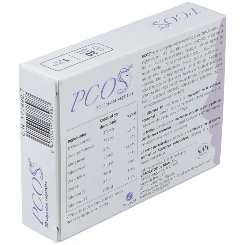 Pcos 30 cápsulas | Farmacia Barata