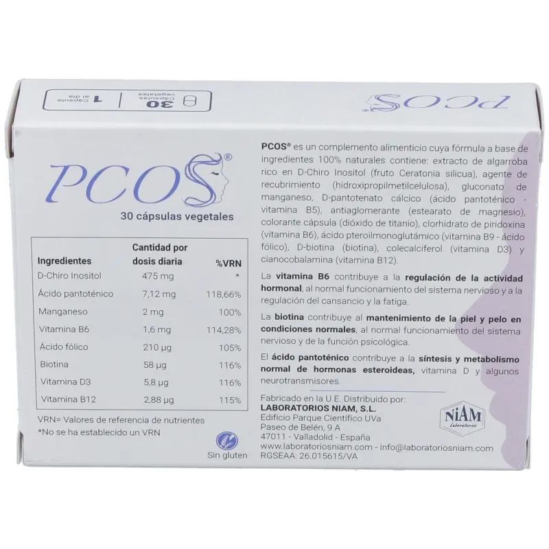 Pcos 30 cápsulas | Farmacia Barata