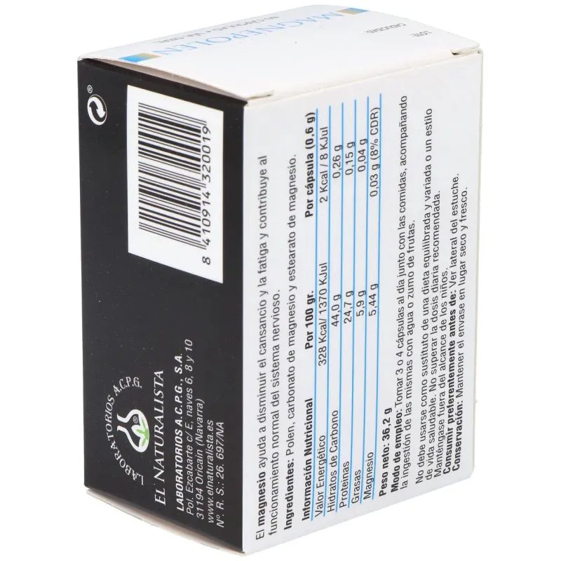El naturalista magnepolen 60cáps | Farmacia Barata