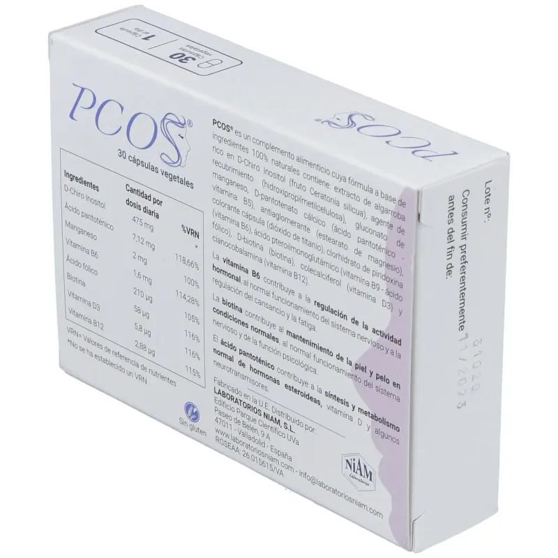 Pcos 30 cápsulas | Farmacia Barata