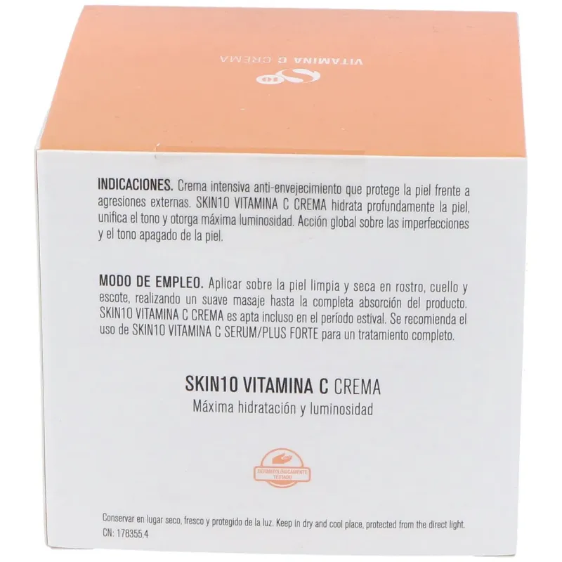 Skin10 vitamina c crema 50ml. | Farmacia Barata