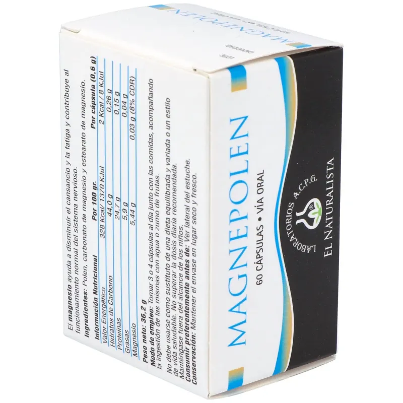 El naturalista magnepolen 60cáps | Farmacia Barata