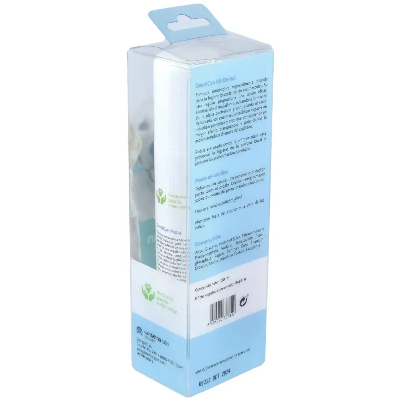 Kit dental cepillo+pasta perros 100gr. | Farmacia Barata
