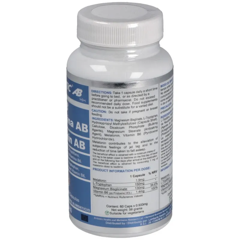 Airbiotic® ab melatonina complex 60cáps | Farmacia Barata Airbiotic® ab melatonina complex 60cáps | Farmacia Barata