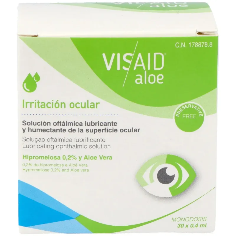 Visaid aloe irritacion ocular 30monodosis | Farmacia Barata