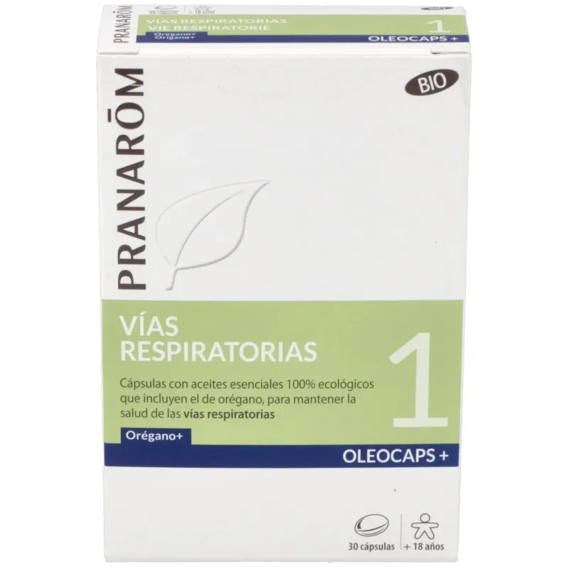 Oleocaps+ plus 1 vias respiratorias 30cap. bio | Farmacia Barata