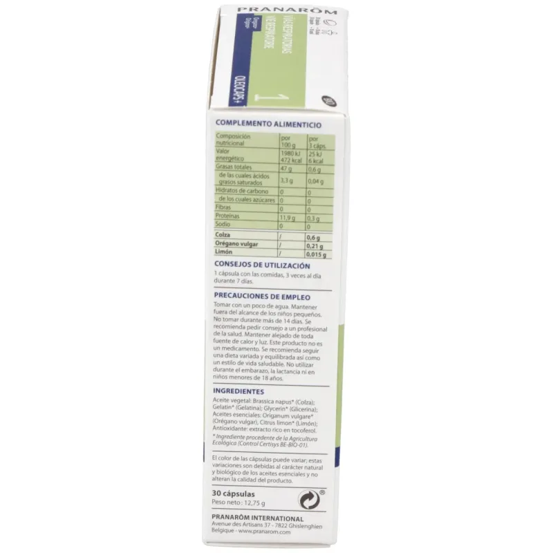 Oleocaps+ plus 1 vias respiratorias 30cap. bio | Farmacia Barata