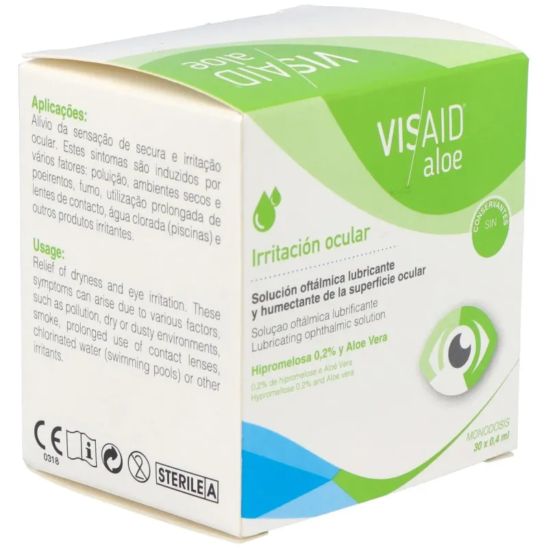 Visaid aloe irritacion ocular 30monodosis | Farmacia Barata