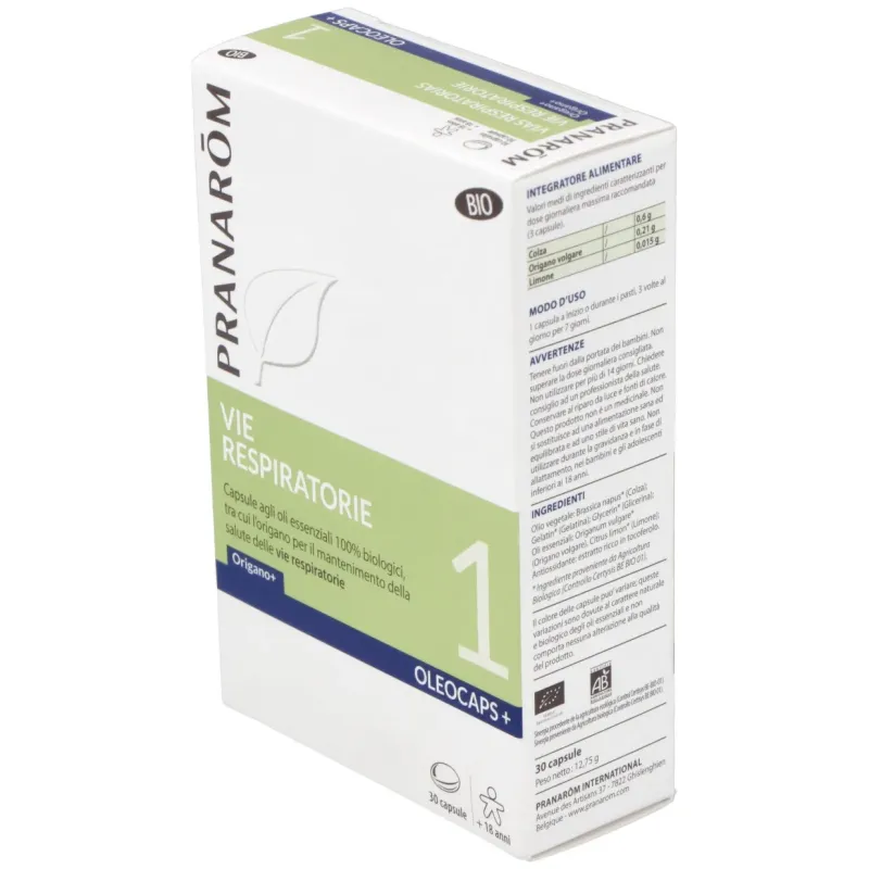 Oleocaps+ plus 1 vias respiratorias 30cap. bio | Farmacia Barata
