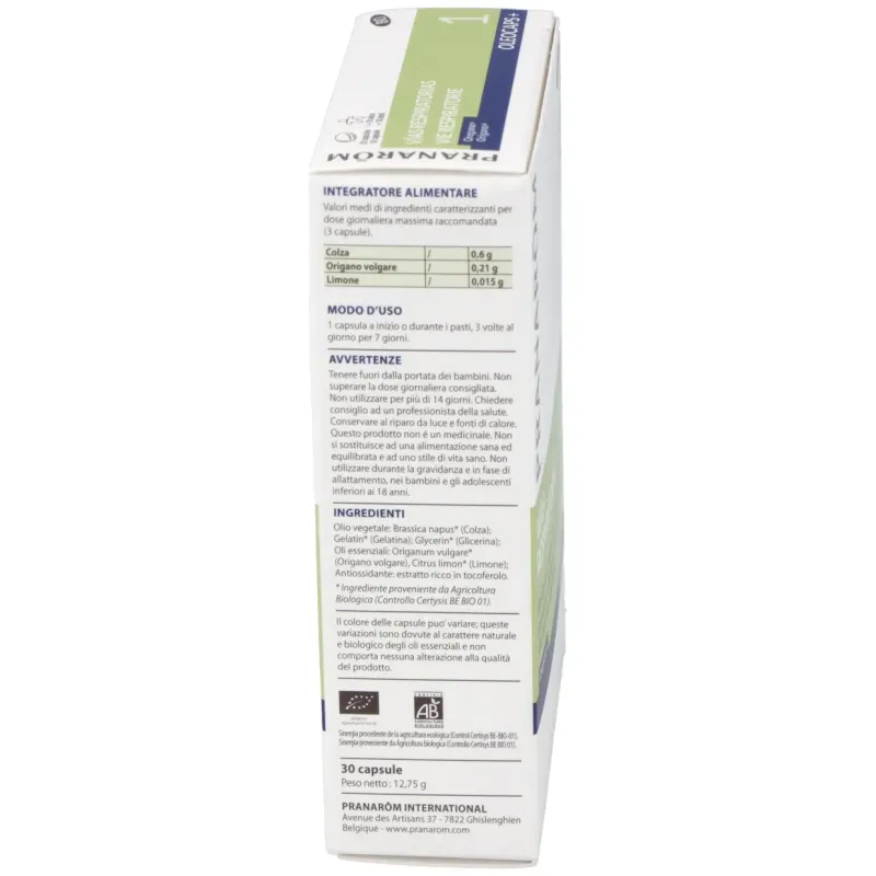 Oleocaps+ plus 1 vias respiratorias 30cap. bio | Farmacia Barata